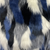 Plutus Black, Blue, White Animal Faux Fur Luxury Throw Pillow