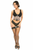 Lavish Fishnet Underwire Open Cup Waist Cincher