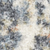 9' X 12' Blue And Ivory Abstract Distressed Washable Area Rug