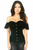 Top Drawer Velvet Off-The-Shoulder Steel Boned Corset