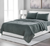 Four Piece Slate Gray Linen Sheet Set