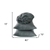 Four Piece Slate Gray Linen Sheet Set