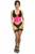 Lavish Patent Open Cup Underwire Waist Cincher
