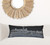 Homeroots Home Decor Milwaukee Nighttime Skyline Lumbar Decorative Pillow, Black, 35 Inches