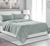 Four Piece Blue Linen King Sheet Set