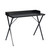 39" Black Wood and Metal X-Shape Computer Desk