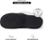 Roxoni Womens Cozy Memory Foam Slippers, Fuzzy Warm Faux Fur, Indoor Outdoor Rubber Sole