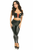 Lavish Patent Lace-Up Short Bustier Top
