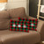 Set of 2 Christmas Snowflake Trio Plaid Lumbar Throw Pillows - 808230092136