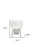 Set Of Four White Heavy Duty Plastic Juvenile Chairs