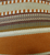 Plutus South Shore Amber Orange Olive and Cream Handmade Luxury Pillow