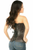 Top Drawer Faux Leather Steel Boned Corset