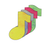 Music Note Marble Assorted Color Creative Cut-Outs