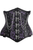 Top Drawer Steel Boned Underbust Corset with Chains and Clasps