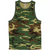 Mens Tank Top Woodland Camouflage Medium
