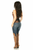 Top Drawer Faux Leather Steel Boned Corset