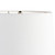 22" White and Gold Mercury Glass Table Lamp With White Cone Shade