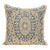 Homeroots Home Decor Boho Garland Beige and Gray Decorative Accent Pillow