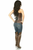 Top Drawer Faux Leather Steel Boned Corset