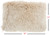 14" X 20" Beige Throw Pillow