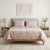 Four Piece Light Pink Linen Queen Sheet Set