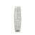 32" Silver Cylinder Crystal Glass Floor Vase With Faux Crystals