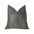 Plutus Bluejay Cayne  Blue and Gray Luxury Throw Pillow