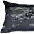 Homeroots Home Decor Pittsburgh Nighttime Skyline Lumbar Decorative Pillow, Black, 35 Inches