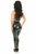 Lavish Metallic Lace-Up Short Bustier Top