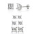 Princess Cut CZ in Sterling Silver Stud Earrings