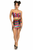 Lavish Holo Bustier & Skirt Set