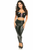 Lavish Patent Lace-Up Short Bustier Top
