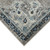 8' Teal Blue Medallion Power Loom Runner Rug
