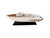 11" White Wood Yacht Model Sculpture