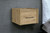 10" Beige One Drawer Faux Wood Nightstand