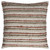 Brown Beige Nubby Texture Bands Throw Pillow - 808230115460