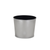 7" Silver Recycled Plastic Indoor Outdoor Round Pot Planter