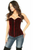Lavish Crushed Velvet Overbust Corset