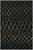3' X 5' Beige and Black Abstract Power Loom Area Rug