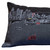 Homeroots Home Decor Los Angeles Nighttime Skyline Lumbar Decorative Pillow, Black, 35 Inches