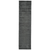 10' Gray And Black Hand Woven Runner Rug