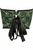 Lavish Skull Satin Open Cup Waist Cincher