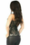 Lavish Lace Front Zipper Corset