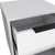 19" White Two Drawer Faux Wood Nightstand