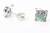 Artisan Oval Gemstone Stud Earrings