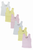 Bambini Girls's Six Pack Pastel Tank Top