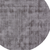 6' Dark Brown Round Hand Loomed Area Rug