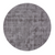 6' Dark Brown Round Hand Loomed Area Rug