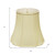 Antiqued White Monay Shantung Silk Bell Lamp Shade