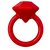 Diamond Ring Nylon Teething Ring for Puppies 
